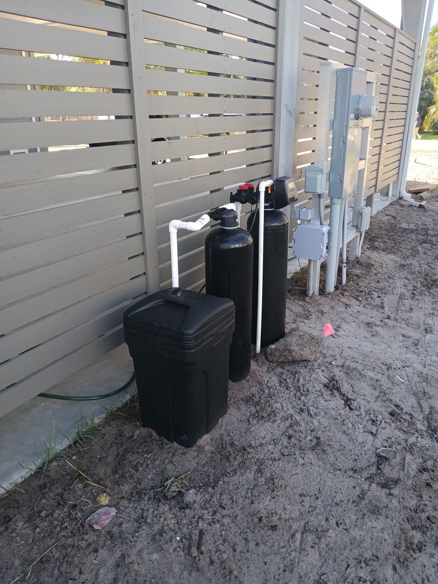 Water Softening System Installation for Honest Water of the Panhandle in Port St. Joe, FL