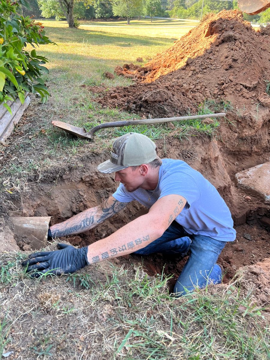 Septic Tank Installation for New Horizon Environmental Services in Dawsonville, GA