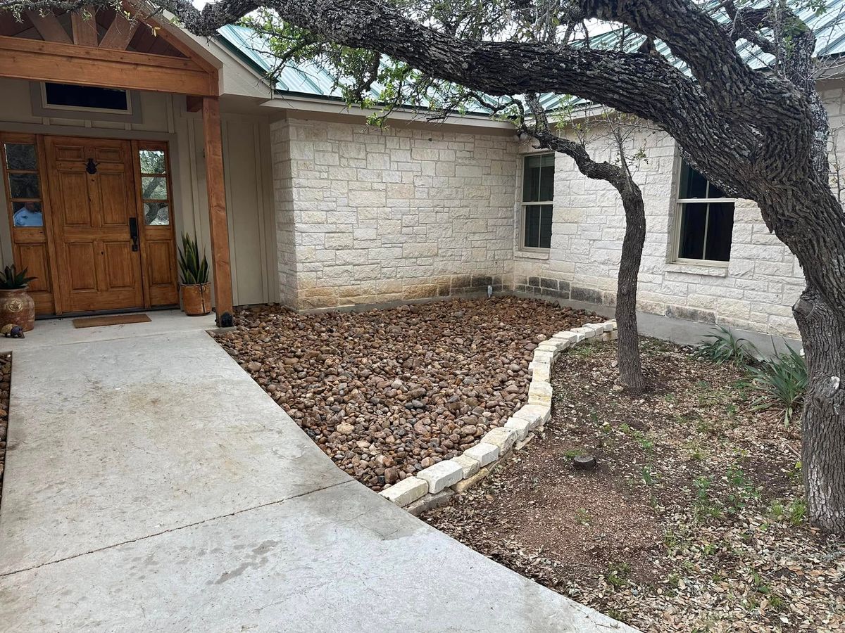 Hardscaping for CrossCut in Kempner, TX