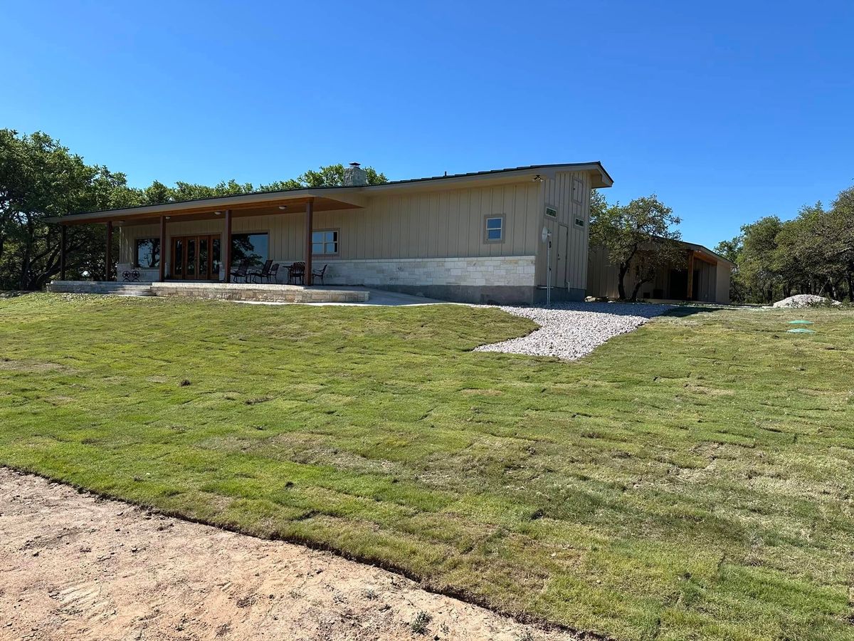 Sod Instsall for CrossCut in Kempner, TX