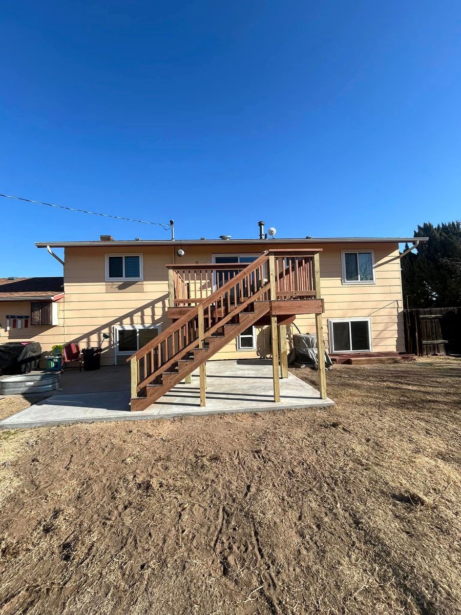 Deck & Patio Installation for DZ Construction in Lamar, CO