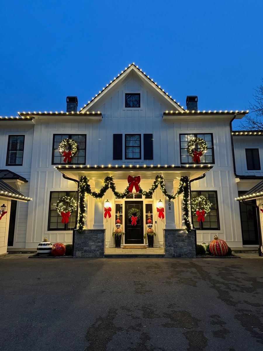 Holiday Lighting for Malibu Window Cleaning in Annapolis, MD