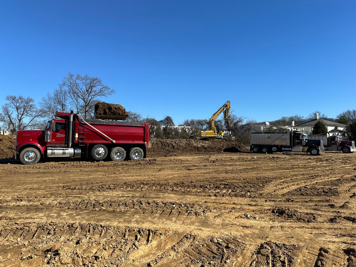 Excavation & Grading for Kouroupis Contracting in Frankford, DE