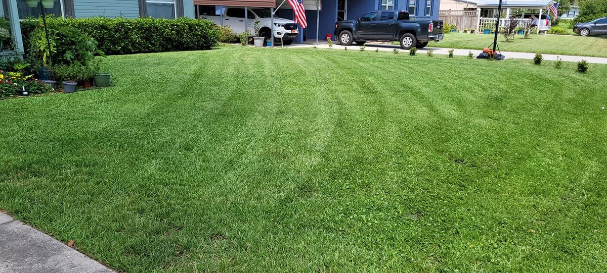 Mowing for Tyson’s Full Service Lawn Care in Starke, FL