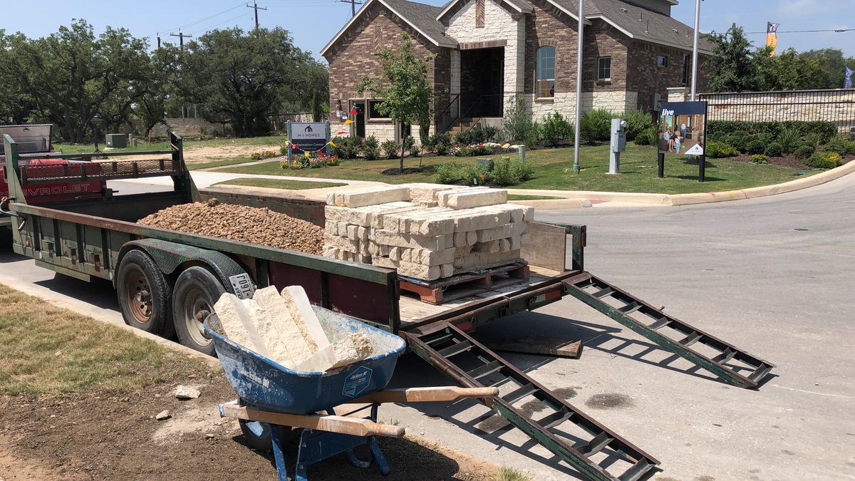 Landscaping for UBER FORCE in San Antonio, TX