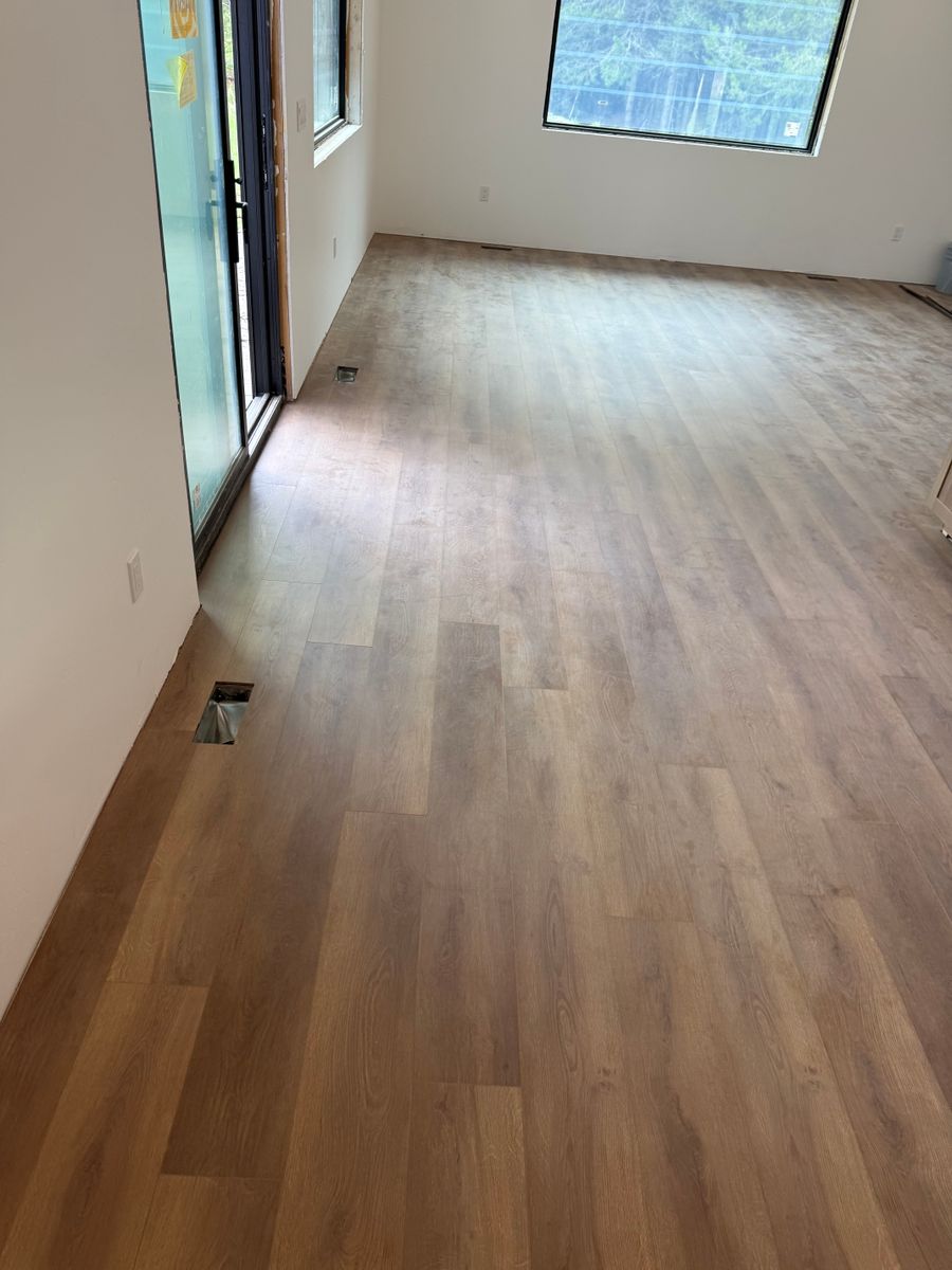 Floor Installation for CJL Flooring in Post Falls, ID