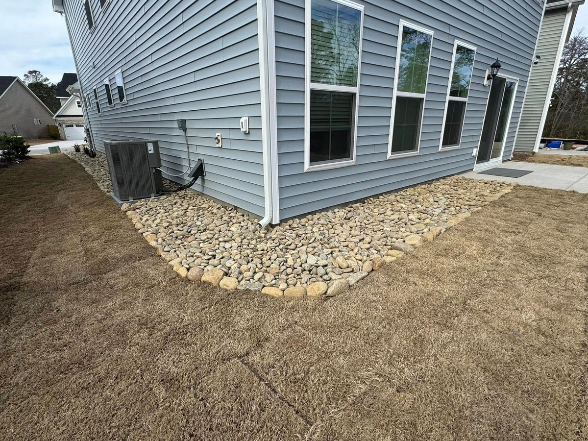 River Rock for Trophy Outdoor Solutions in Lexington, SC