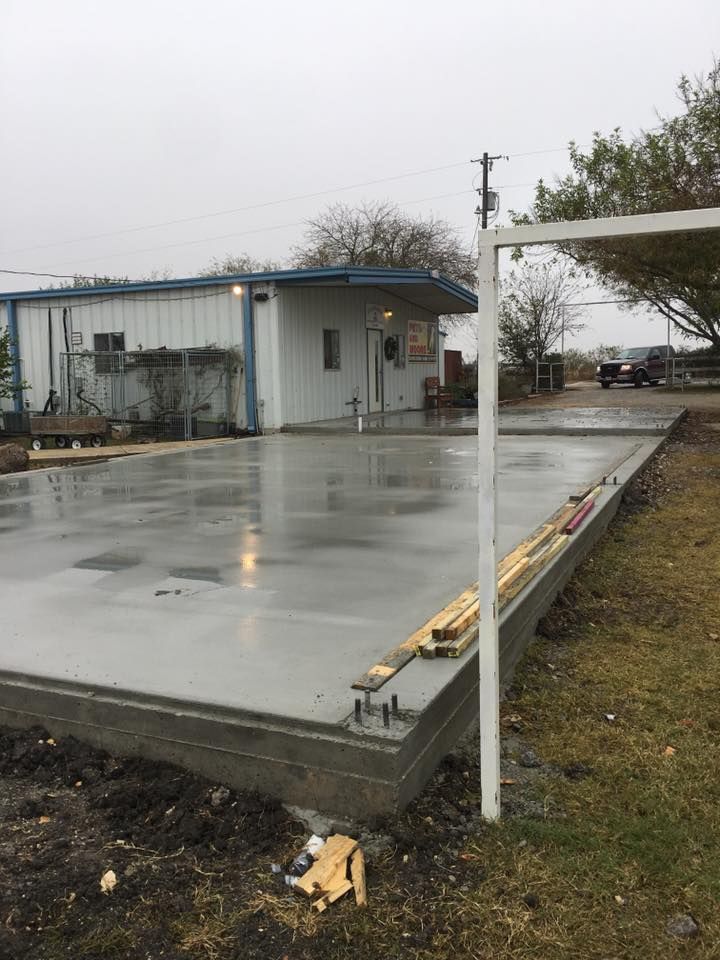 Patio Design & Installation for United Concrete Construction L.L.C in San Marcos, TX