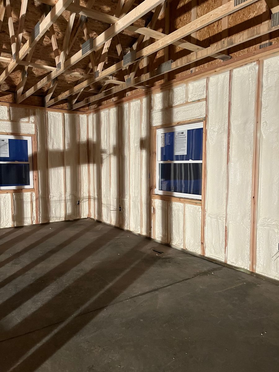 New Home Construction Spray Foam Insulation for Schwartz Spray Foam Services in Osseo, WI