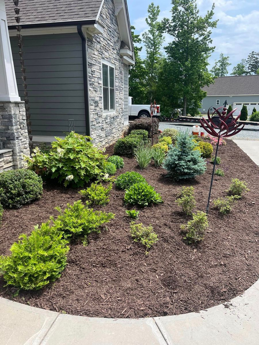 Landscaping for KM Landworks in Moncure ,  NC