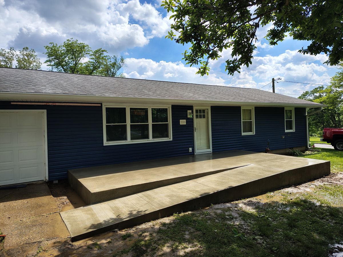 Concrete Installation for W.A. Concrete & Home Projects in Richmond, IN