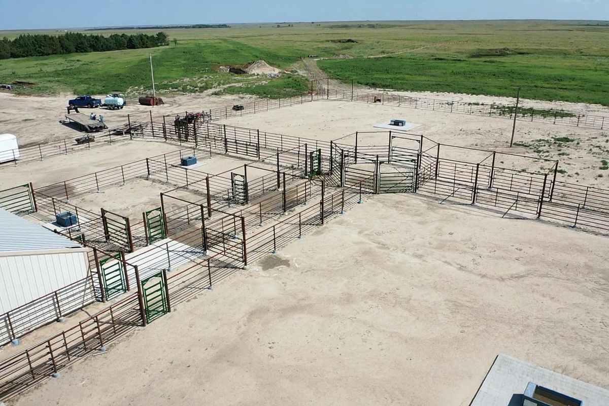 Pipe Fence Welding for Bullseye Services in Goodland, KS