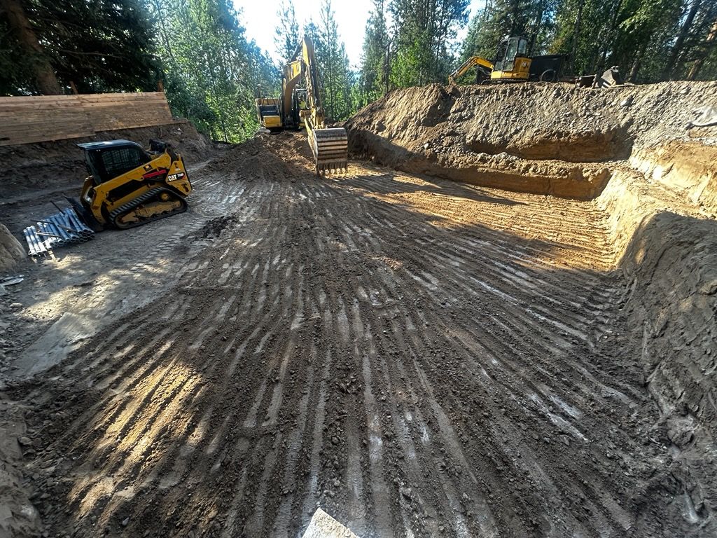 Site Grading for Hansen Earth Works in Jackson, WY