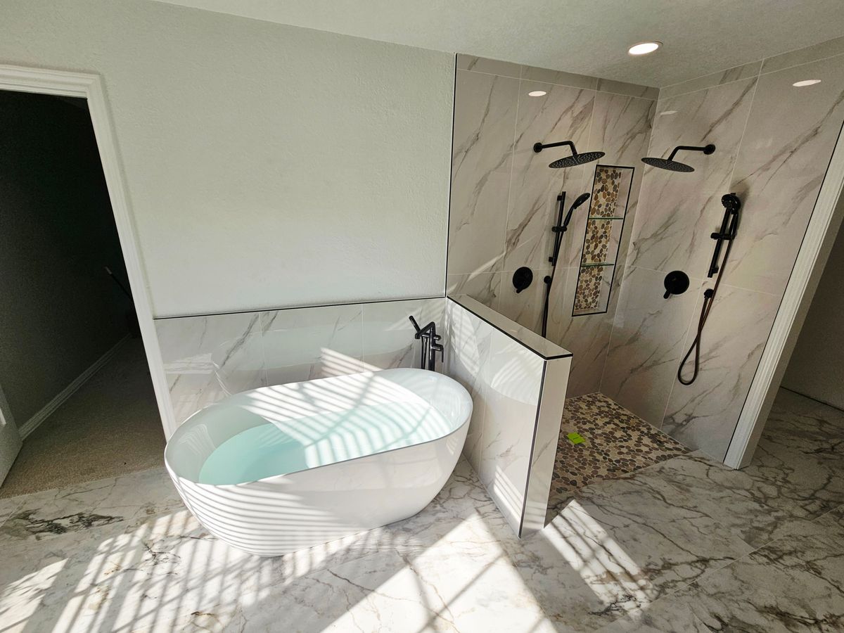 Custom Tiling for Tile-N-All in Denton, TX