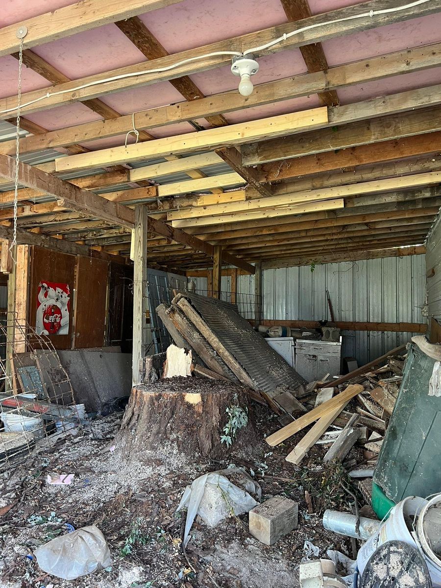 Stump Grinding for Baker Professional Services LLC in Shelbina, MO