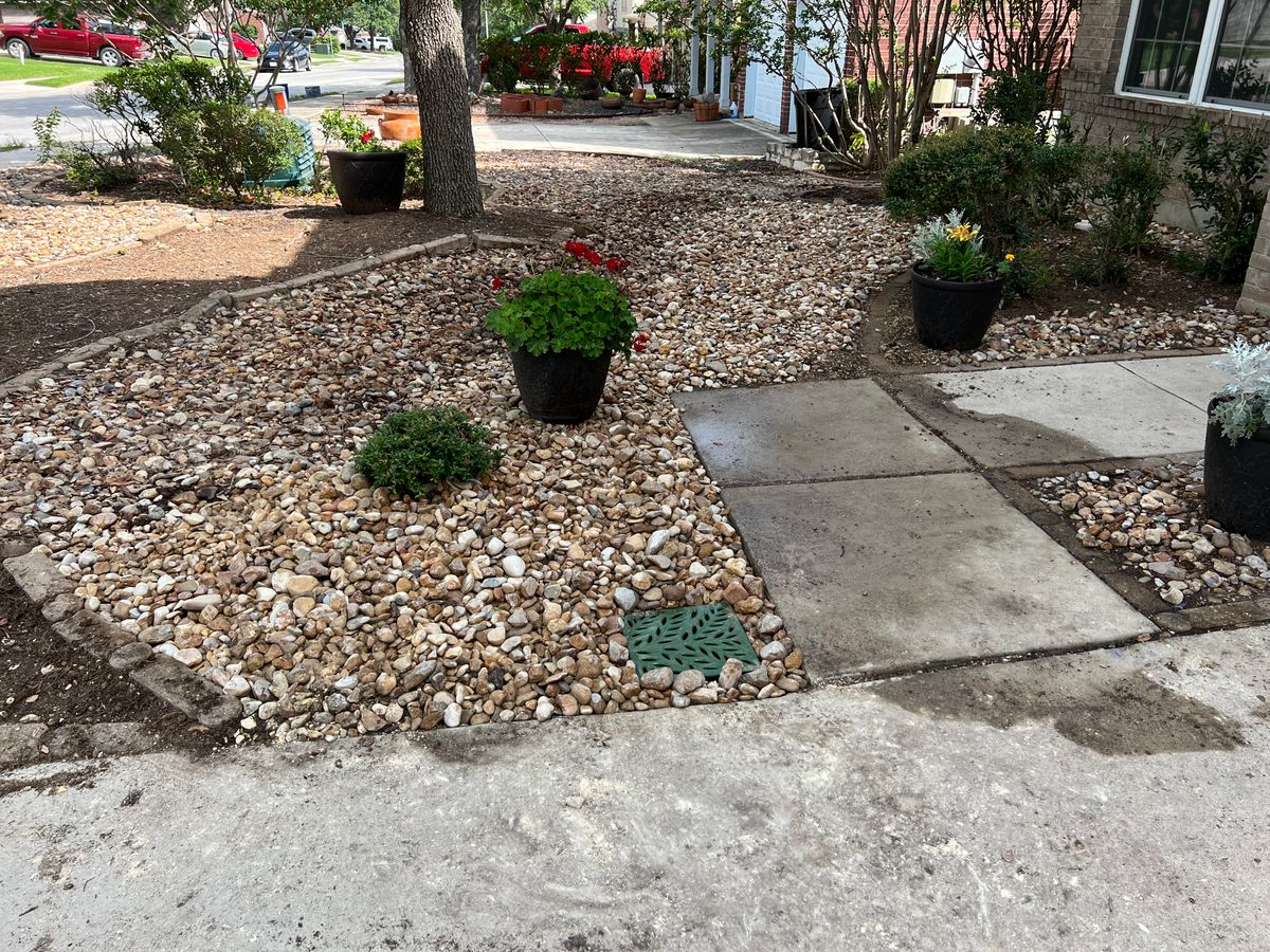 Mulch Installation for DR Landscape in San Antonio, TX