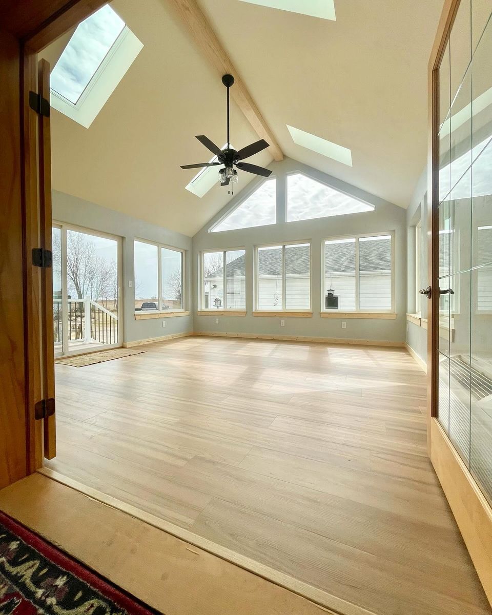 Sun Room Building for Tru Frame Outdoor Structures in Menasha, WI