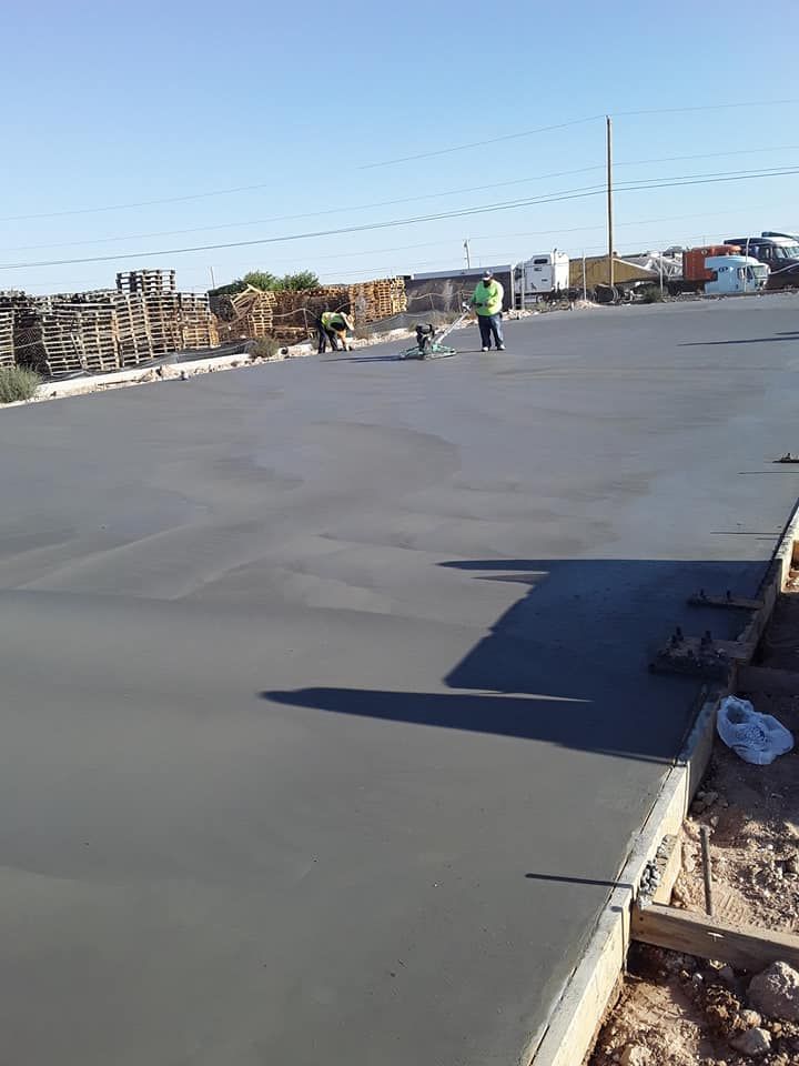 Sidewalk Installation for Montero Concrete in San Elizario, TX