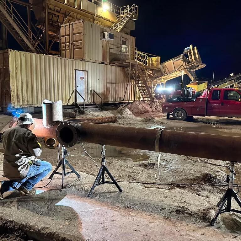 Construction Welding for Wright's Fabrication in Huntsville, AR