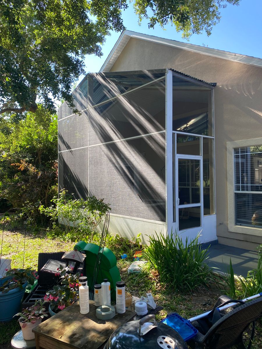 Screen Room Repairs for Precision Exterior Enterprises in Pensacola, FL