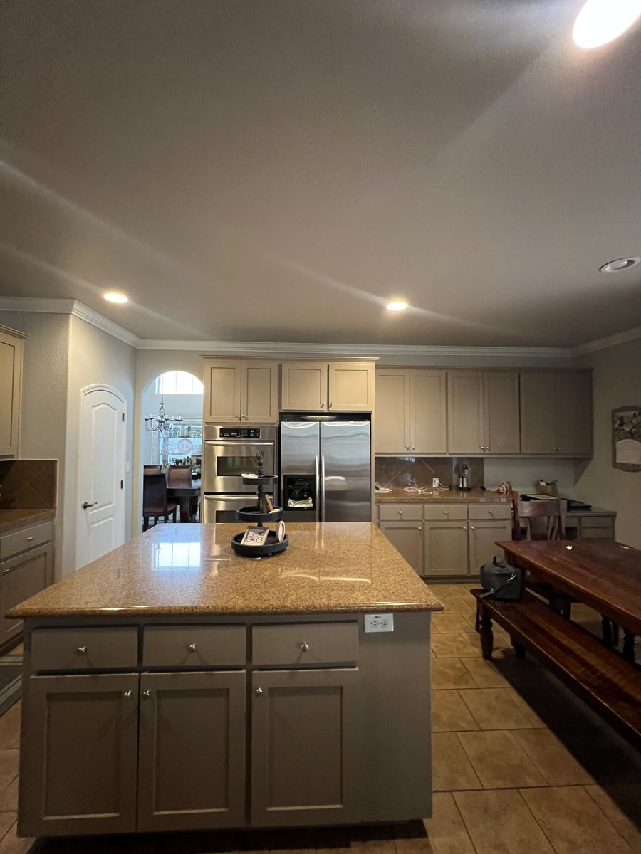 Kitchen and Cabinet Refinishing for Fred's Painting in Turlock, CA