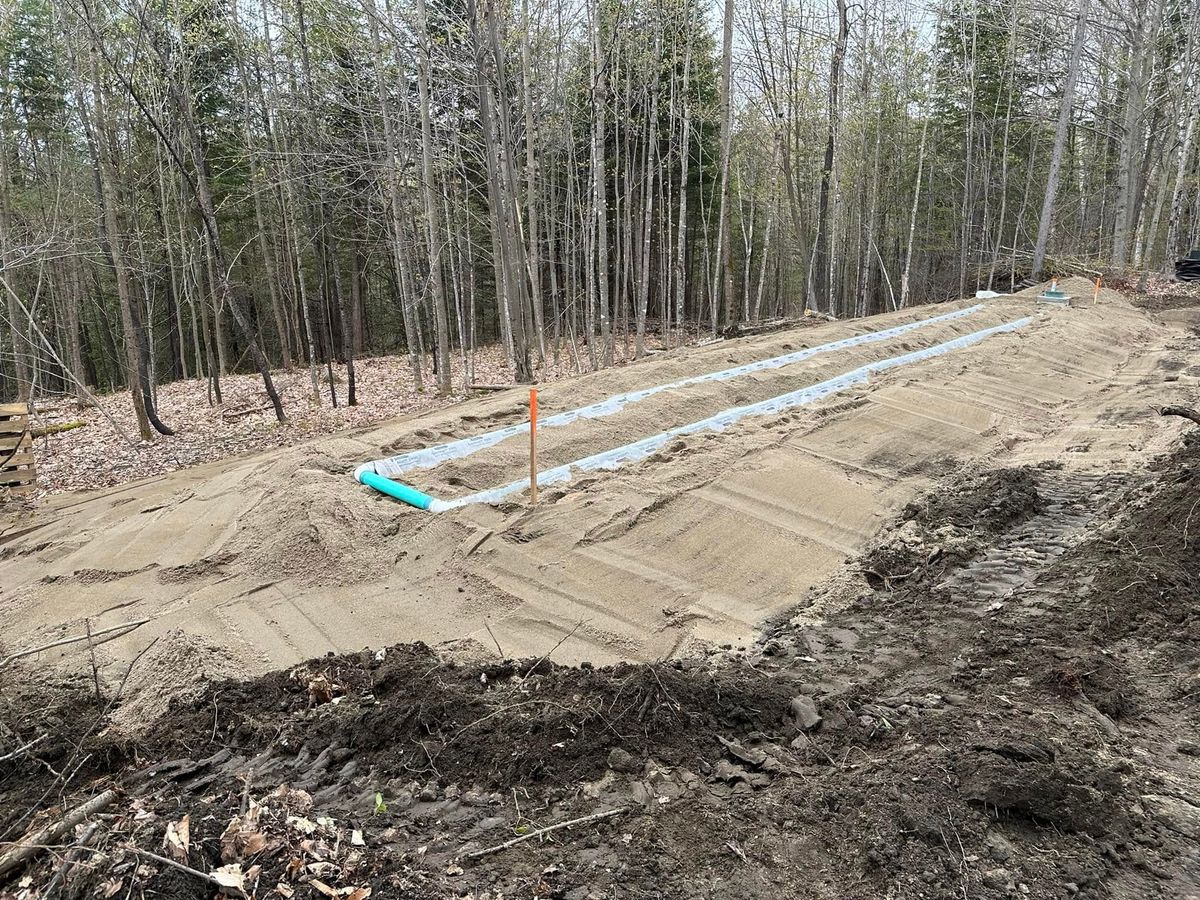 Septic Plumbing for TBC Custom Trades in West Burke, VT