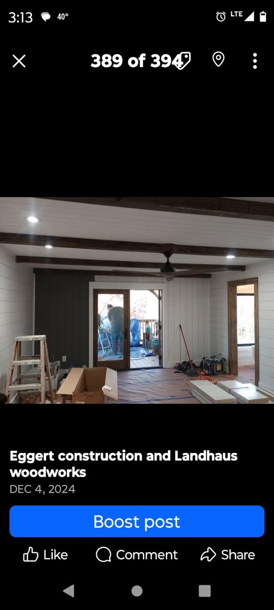 Custom Home Construction for Eggert Construction and Landhaus Woodworks in Winona,  MO