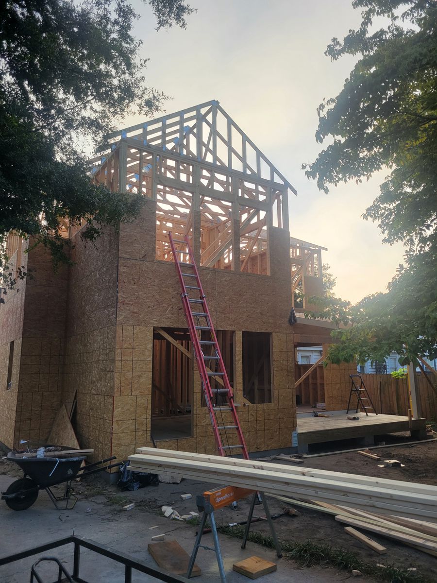 Framing for GVL Renovations in Greenville, SC