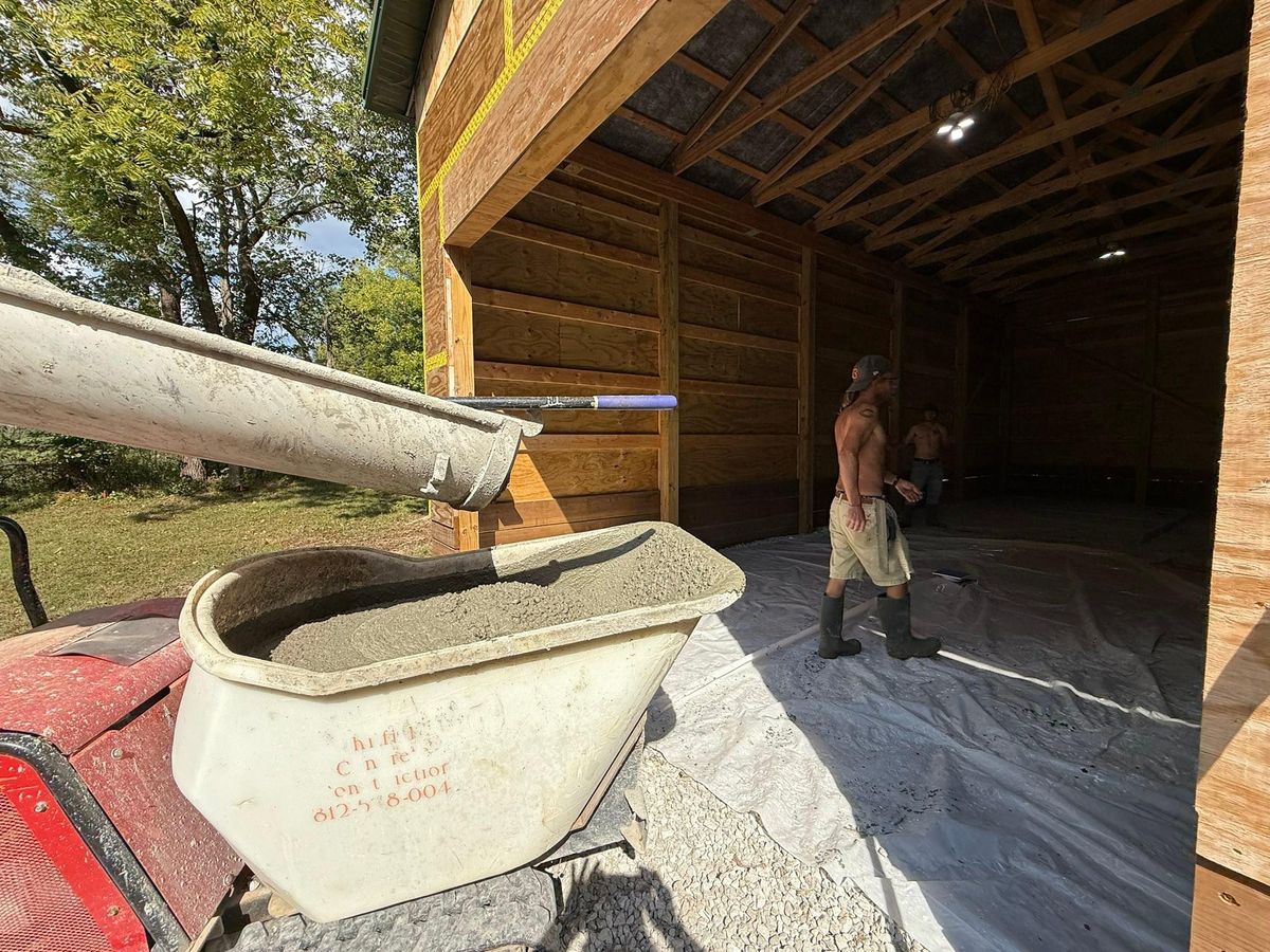 Driveways & Sidewalks for Whitfield Concrete Construction in Solsberry, IN