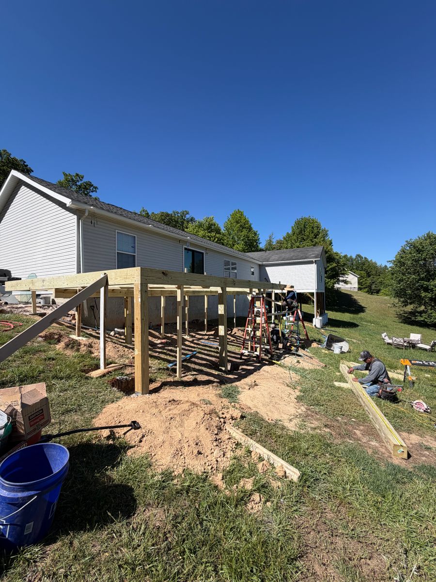 Deck Building for JV Hardscape & Construction Inc in Hendersonville, NC