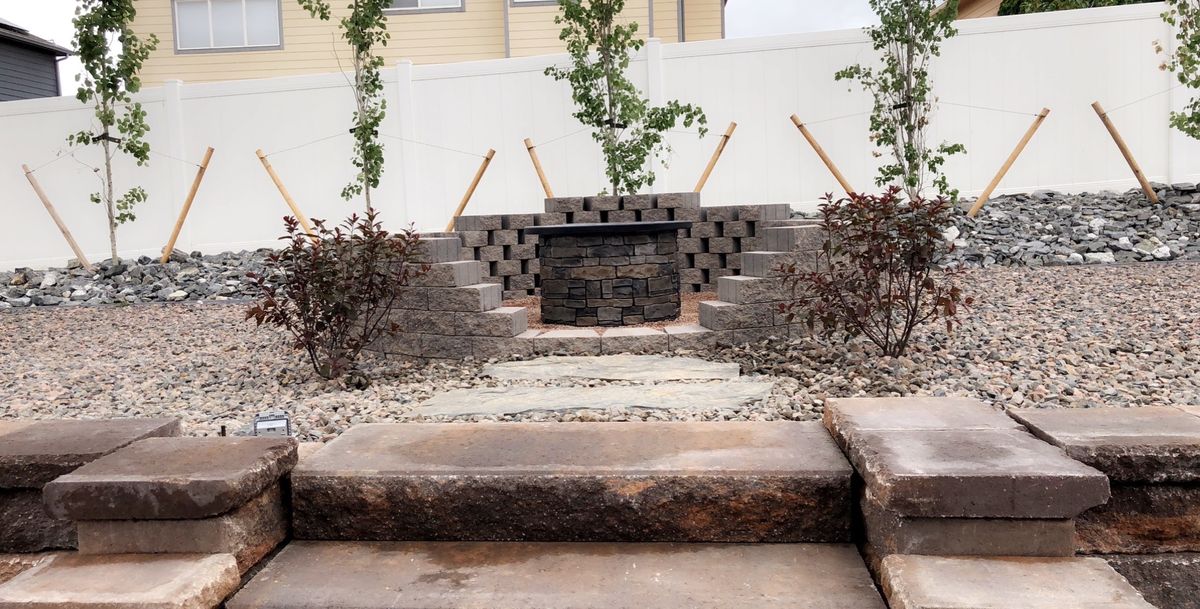 Landscape Design for Rock Masters Inc. in Evans, CO