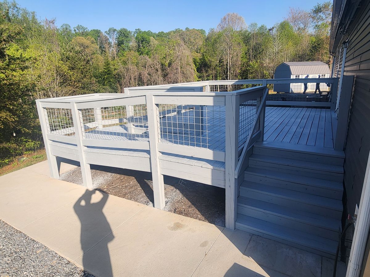 Deck & Patio Installation for Fundamental Home Solutions in Morganton, NC