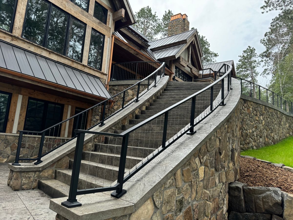 Exterior Railings for Fusion Welding in Pierz, MN