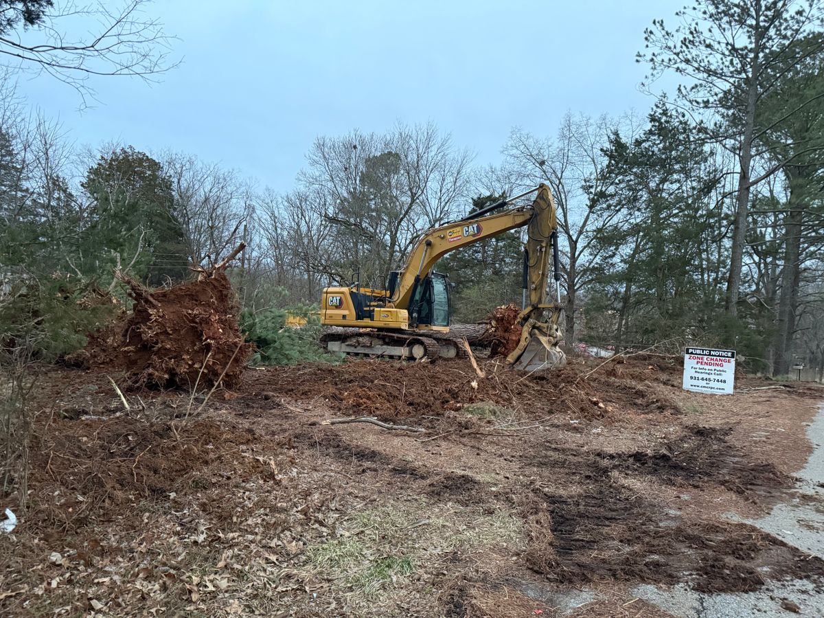 Land Clearing for PLW Construction in Dickson, TN