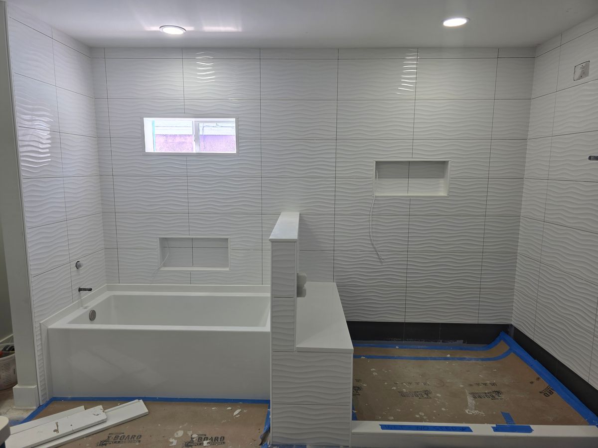 Tile Installation for GVL Renovations in Greenville, SC