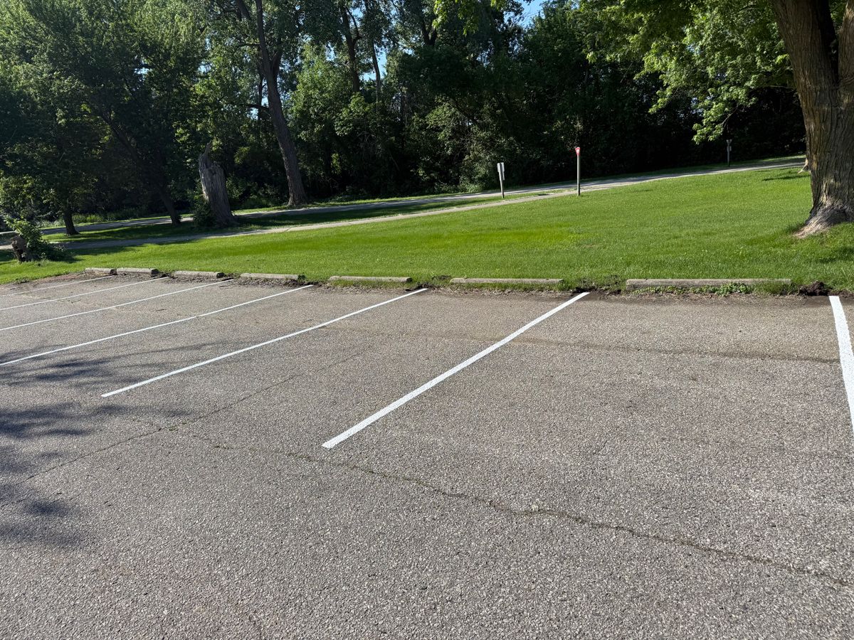 Line Striping for Midwest Line Striping LLC in Spirit Lake, IA