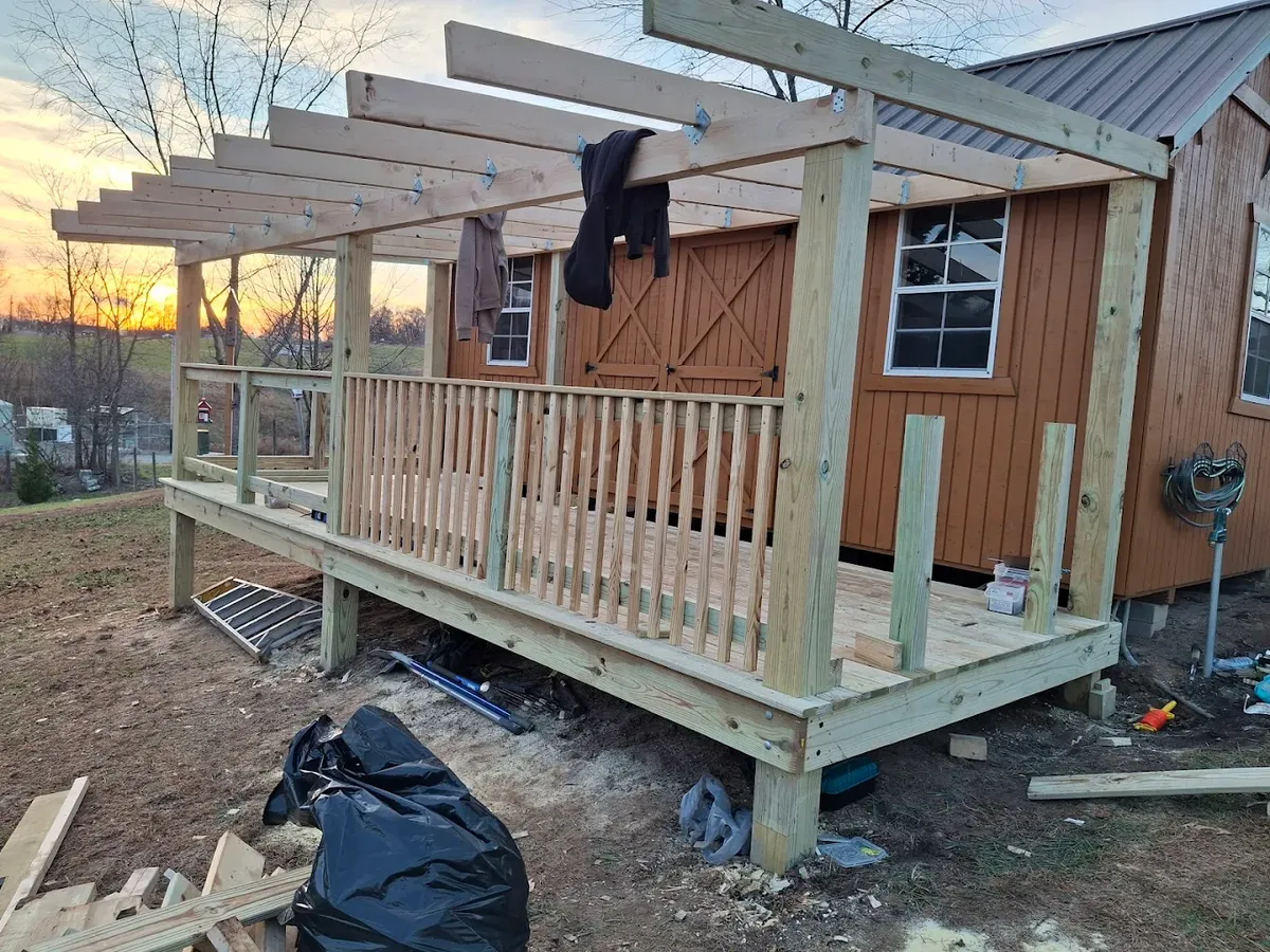 Deck Construction for P Martinez Painting in Salem, VA