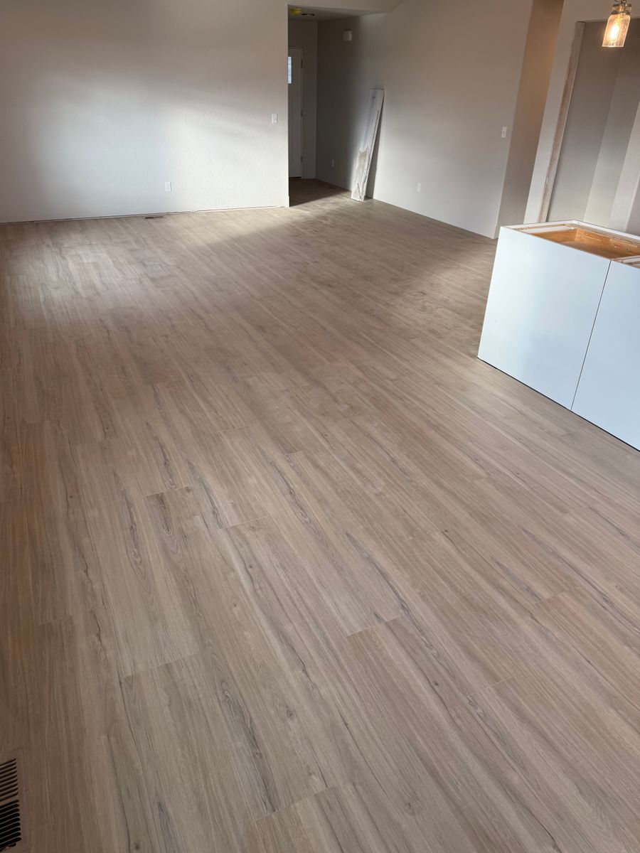 Floor Installation for CJL Flooring in Post Falls, ID