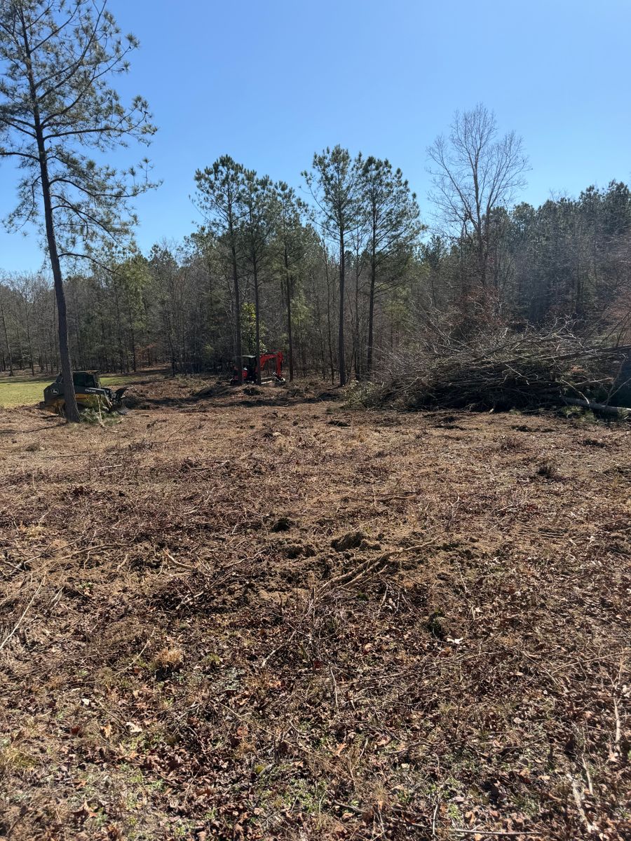 Land Clearing for Kelley Excavation & Land Services in Laurens County, SC