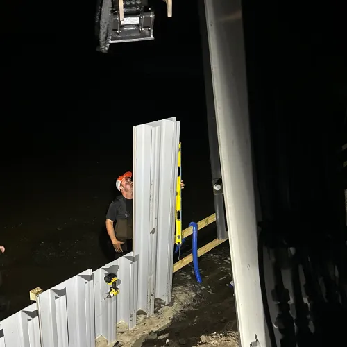 New Seawall Construction for Lad’s Coastal Construction in Flagler Beach, FL