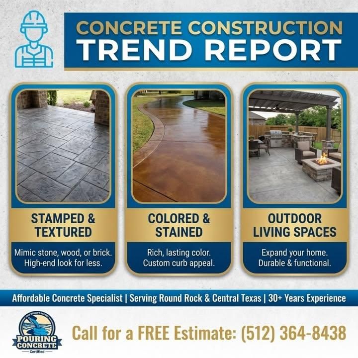 Driveway Construction for Affordable Concrete Specialist in Round Rock, TX