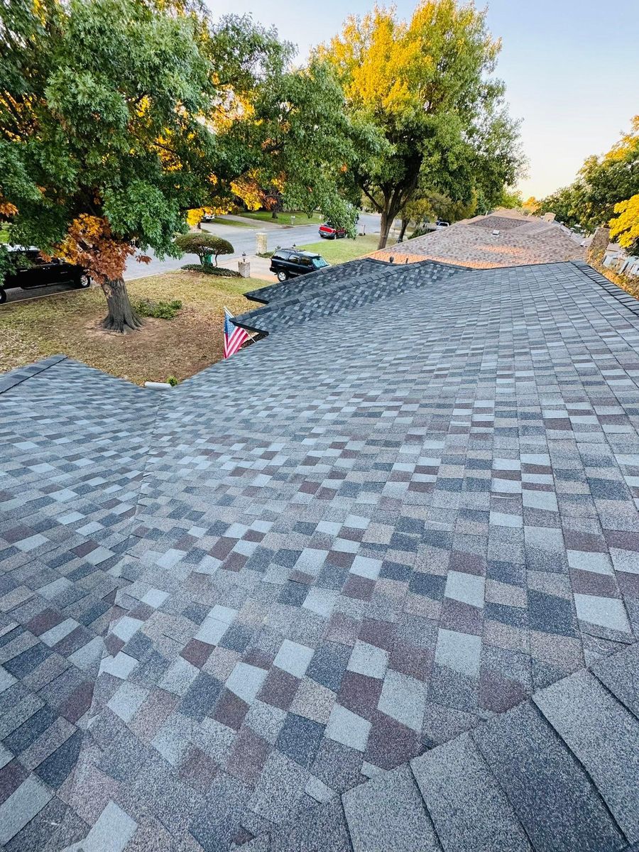 Roofing Installation for Concept Construction in Vernon, TX