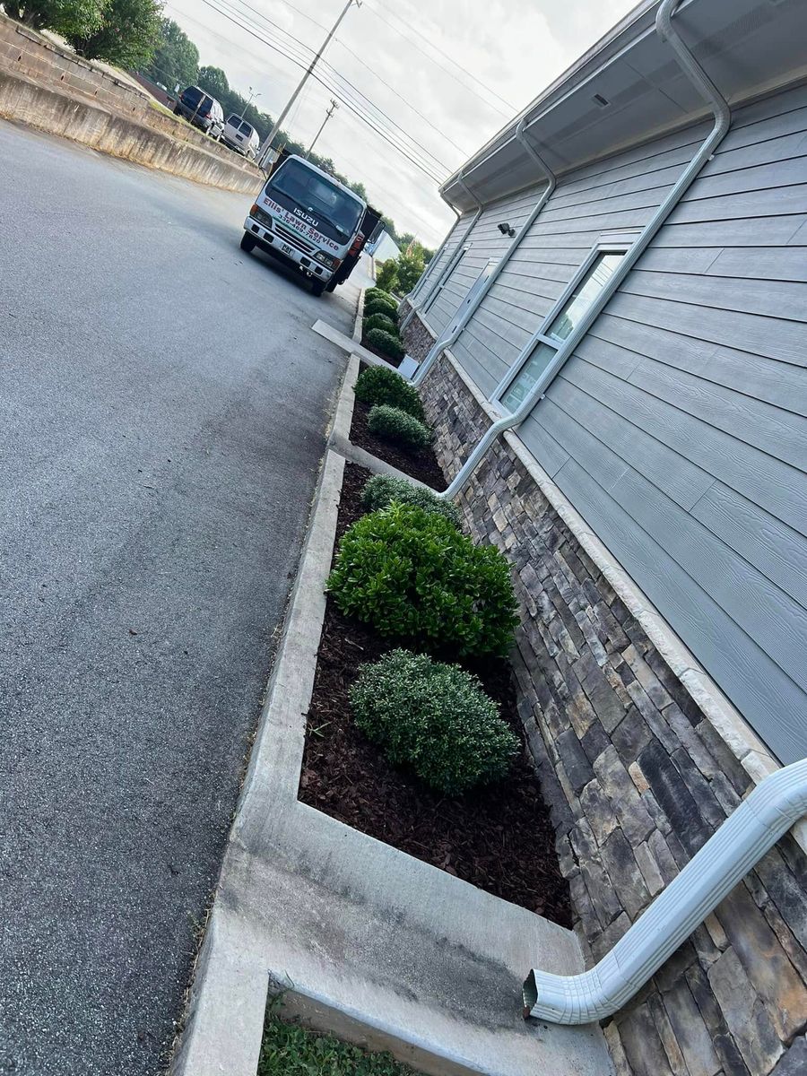 Mulch Installation for Foothills Lawn and Landscape in North Carolina, NC