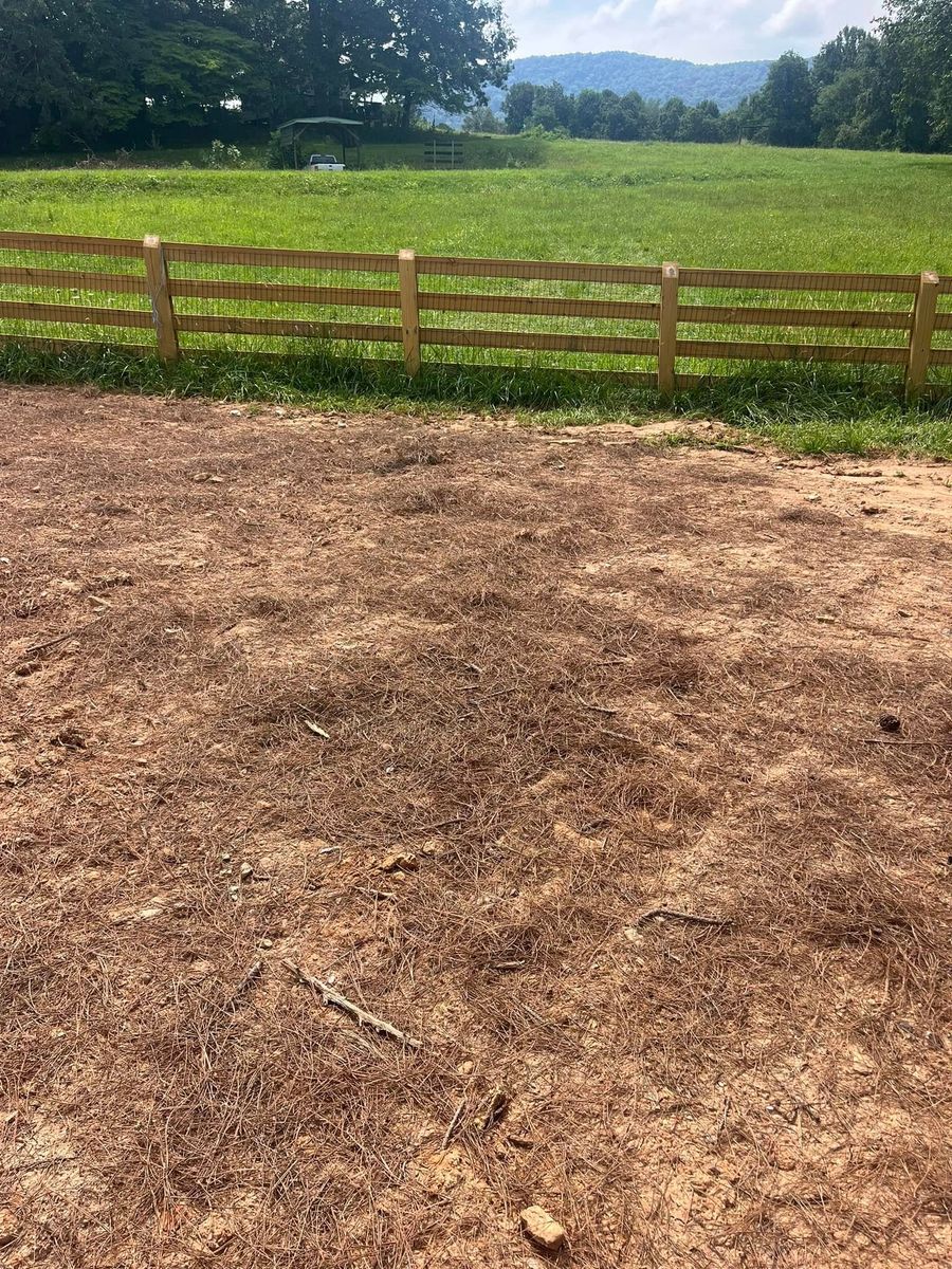 Land Clearing for Browns' Fencing & Equipment in Fairmount, GA