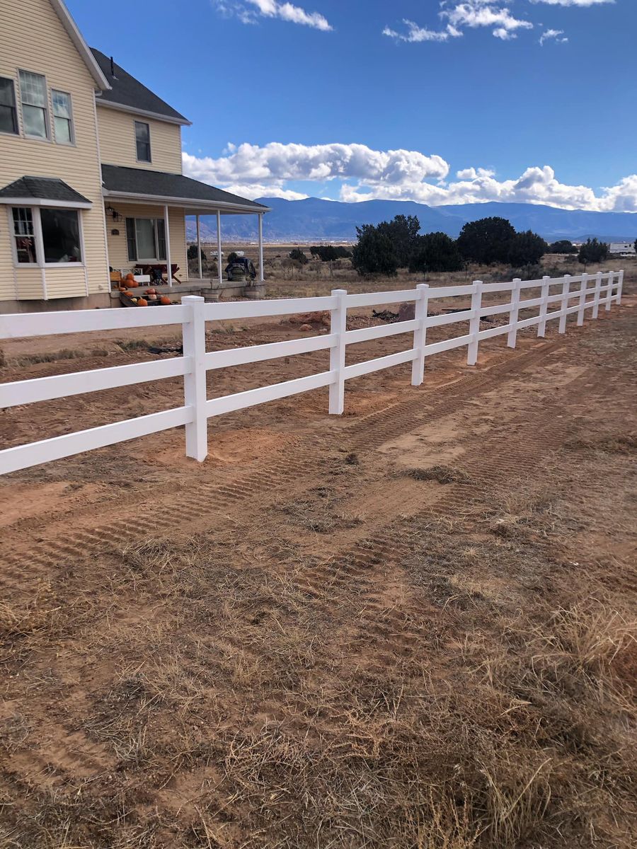 Fence Installation for Burton Fencing in Parowan, UT