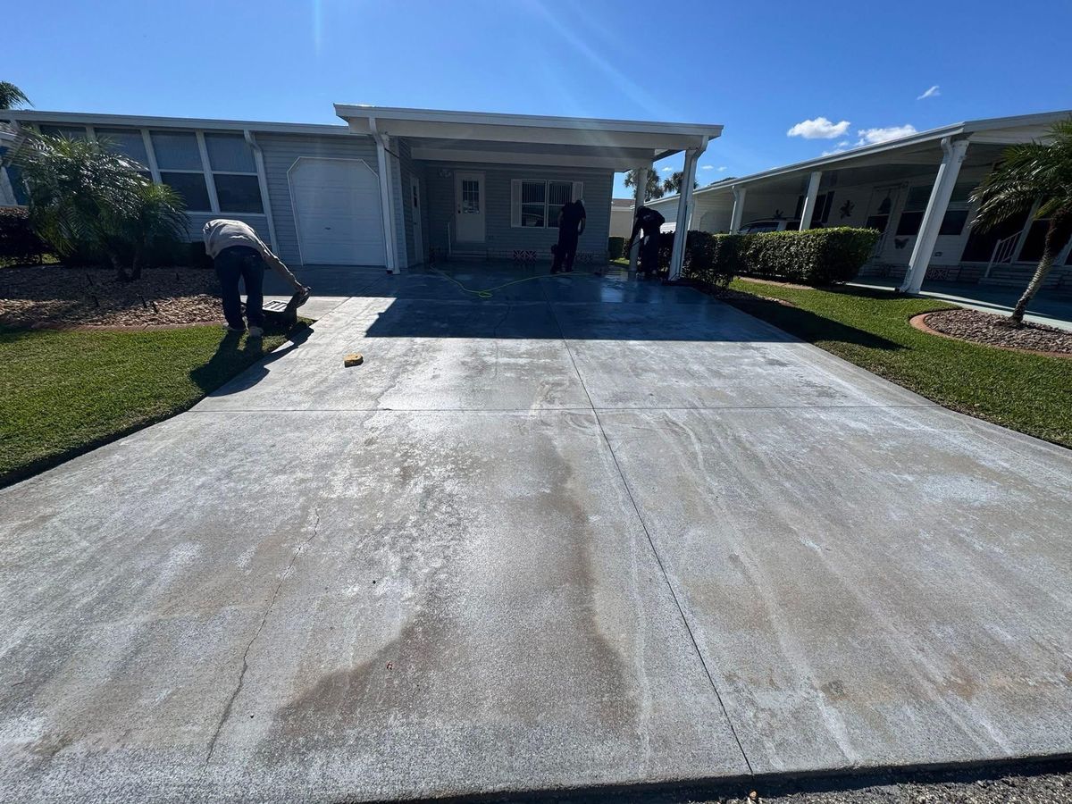 Site Preparation for All Phases Decorative Concrete in Sebring, FL