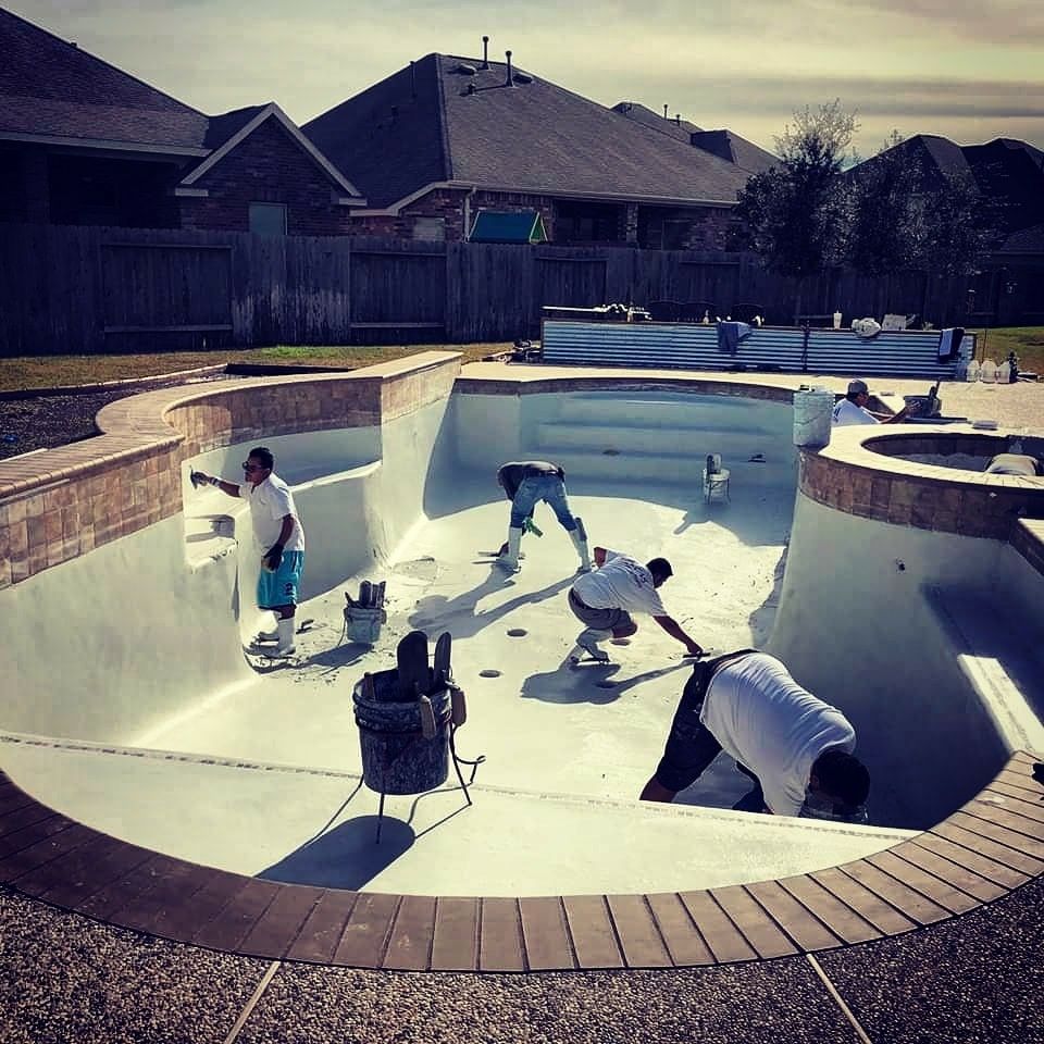 Pool Remodels for Texas Curb N Borders in Houston, TX