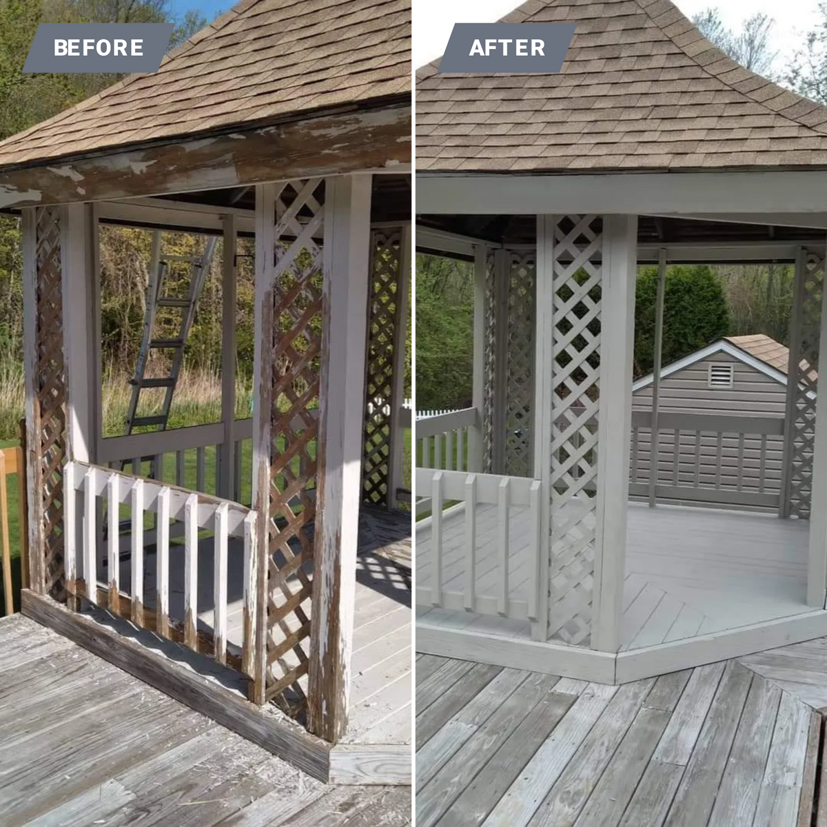 STAINING DECKS, PERGOLAS, GAZEBOS for RDL Painting & Power Washing  in Newington,  CT