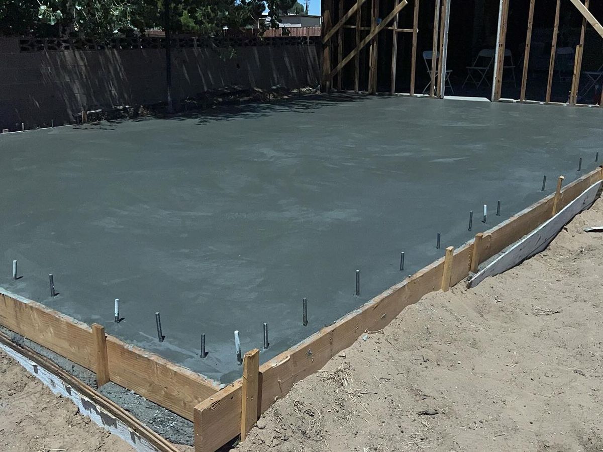Concrete Slab Construction for RSI Construction in Palmdale, CA