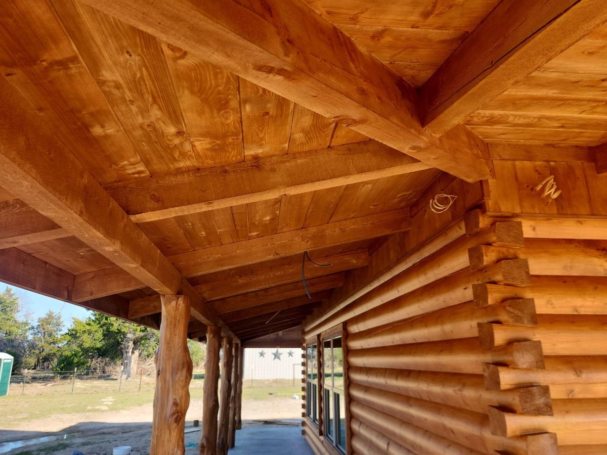 Log Replacement for Moss Construction in Longview, TX